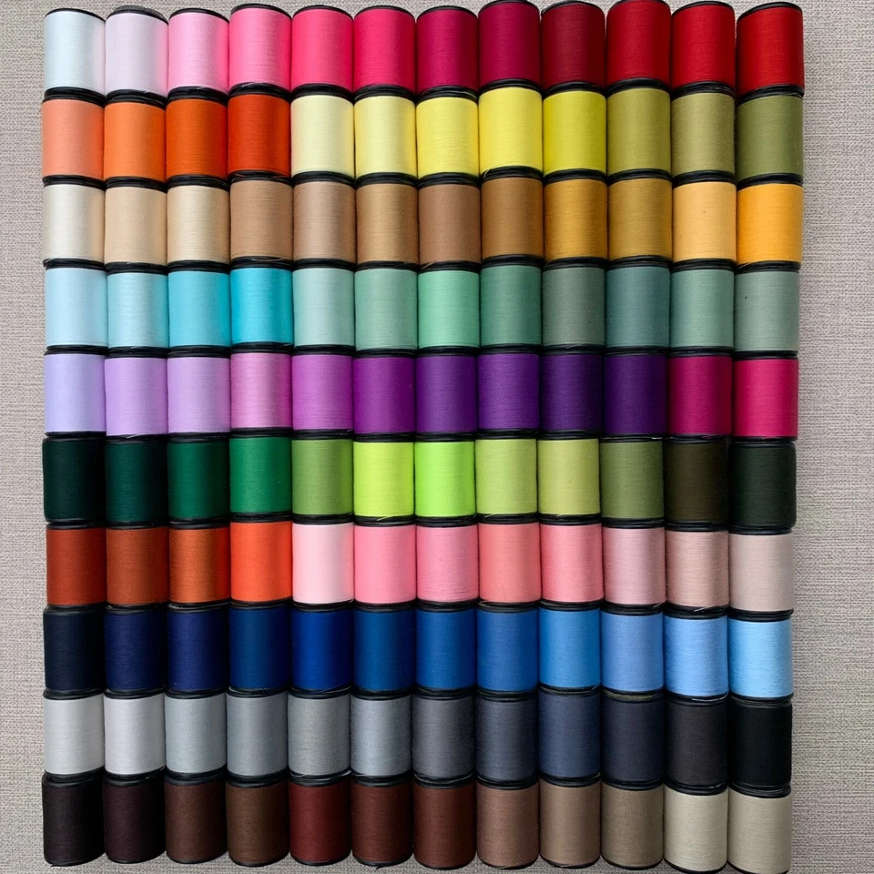 Multi Colors Pack 120 Spools Sewing Thread All Purpose Spun Polyester 600 Yards - Image 1 of 4