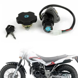Ignition Switch Fuel Gas Cap Seat Lock Key New Motor Fits For Yamaha TW200 03-17 - Picture 1 of 20