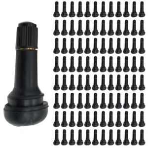 100pcs Car Auto TR413 Snap In Tyre Wheel for Valve Rubber Tubeless Short for Val - Picture 1 of 8