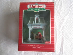 1988 Hallmark Lighted Ornament: Night Before Christmas NIP - Picture 1 of 2