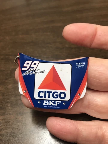 ROUSH RACING Motorhead NASCAR Jeff Burton #99 CITGO Car Hood Keychain Part Cover