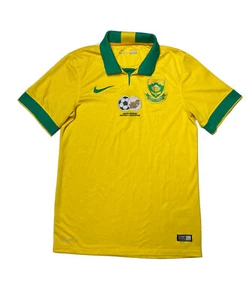 Nike South Africa National Team 2015 Home Jersey Soccer Yellow Size Small RARE - Picture 1 of 13