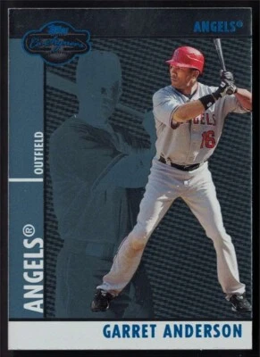 2008 Topps Co-Signers - [Base] - Silver Blue #051.1 Garret Anderson #/250 - Image 1 of 2