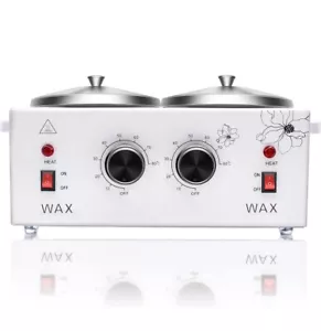 Double Wax Warmer Professional Faster Melted Wax Beads Hair Removal SPA Salon - Picture 1 of 5
