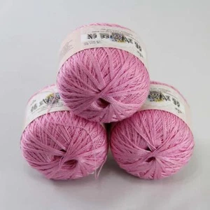 3ballsx50g Hand DIY Knitwear Cotton Lace Crochet Shawl Scarf Knitting Yarn 02 - Picture 1 of 4
