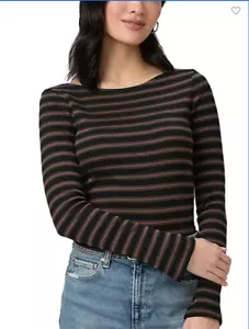 PAIGE Lucina Top, size M, Black Multi, NWT - Picture 1 of 4
