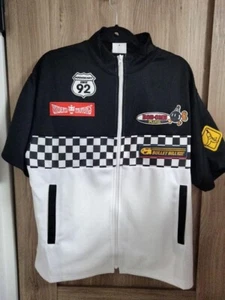 SUPER NINTENDO WORLD MARIO KART Jersey Shirt Size L USJ Japan Zip Up Jacket - Picture 1 of 3