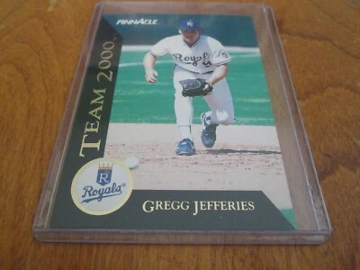 1992 Pinnacle Team 2000 GREGG JEFFERIES KANSAS CITY NO 45 - Image 1 of 2