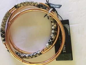 Kenneth Cole Bracelet Stretch Copper and snake - Picture 1 of 5