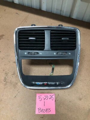 2011-2020 Dodge Grand Caravan приборной панели радио отделка AC вентиляционный ободок 1SQ531X9AD OEM - Изображение 1 из 4