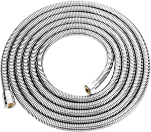 Long Shower Hose 5M, 196" Metal Stainless Steel Shower Pipe, Anti-Kink - Picture 1 of 11