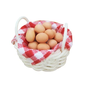 Mini Eier Korb Kind Mikro-Landschafts-Ei-Spielzeug Mini-Ei-Modelle - Bild 1 von 12
