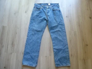 Vintage Levis 501 Original Jeans Men 34x30TAG (32x28 ACTUAL) Blue Button Fly Y2K - Picture 1 of 8