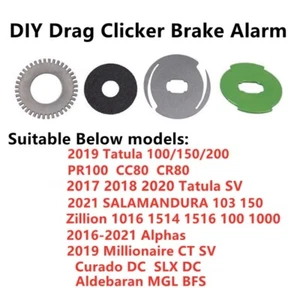 Drag Clicker Kit/Brake Alarm/Exciting drag Sound /Daiwa Tatula Zillion Alphas SV - Picture 1 of 1