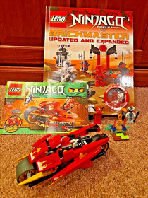 Lego Ninjago 9441 Kai&rsquo;s Blade Cycle, 100% Complete & New Brickmaster Updated Set