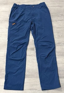 Orvis Men's 32 x 30 Jackson Quick Dry Stretch Outdoor Hiking Pants Solid Blue  - Picture 1 of 8