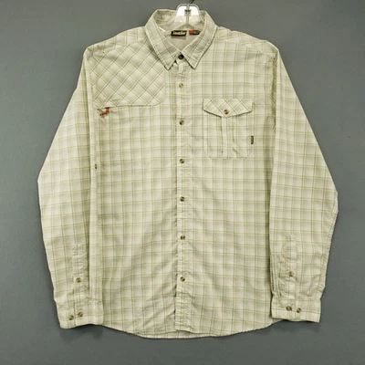 Howler Bros Button Up Tech Fishing Shirt Men's Large Plaid Long Sleeve Pockets - Image 1 of 4