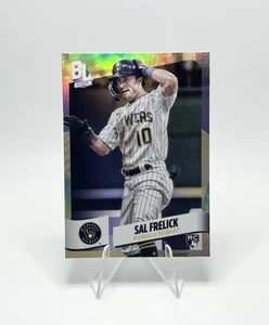 2024 Topps Big League - Sal Frelick Uncommon Rainbow Foil #214 Brewers Rookie RC - Imagen 1 de 2