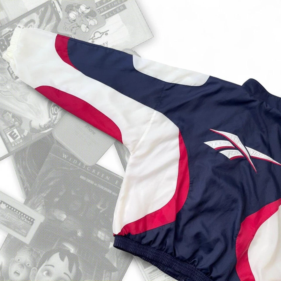 Cortavientos Reebok Color Block vintage años 90 cremallera  Foto 1 de 4