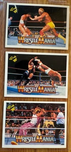 1990 Classic WWF Wrestlemania Hulk Hogan / Randy Savage #95 + #68 and #109 - Picture 1 of 2