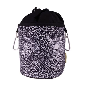 bellaCott Wäscheklammerbeutel aus Baumwolle Beutel, Klammersack, Leopard schwarz - Bild 1 von 4