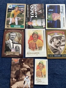Lote de tarjetas Catfish Hunter (8) Oakland A’s - Imagen 1 de 1