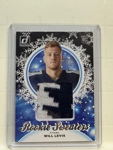 2023 Donruss Will Levis Holiday Sweaters Rookie Card RC Patch Relic #HS-WLE - Picture 1 of 2