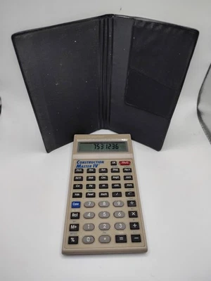 Construction Master IV Calculator Calculated Industries Model 4045 WORKS - Image 1 of 4
