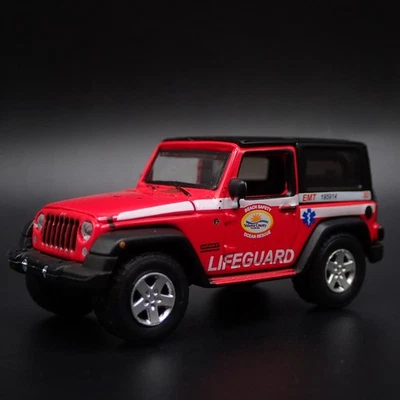 2006-2018 JEEP Wrangler JK Volusia Fl Spiaggia Patrol 1/64 Scala Modellino Auto - Immagine 1 di 4
