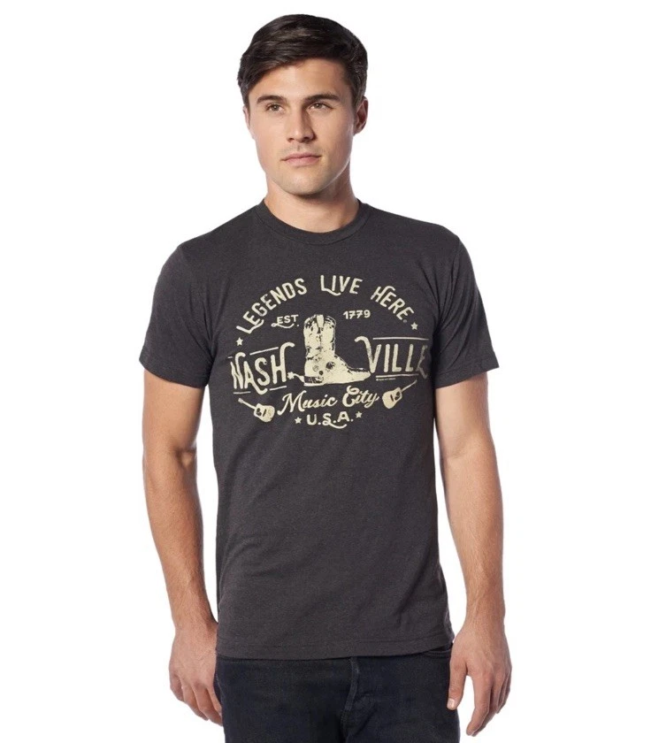 Camisa grande Country Music City Threads Nashville para hombre usada excelente envío y devolución gratuitos Foto 1 de 1