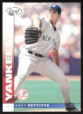 2002 Leaf Andy Pettitte #88 New York Yankees - Image 1 of 2