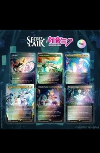 Magic The Gathering Secret Lair x Hatsune Miku: Digital Sensation EN - Lámina arco iris sellada casi nueva - Imagen 1 de 5