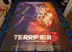 TERRIFIER 3 - PÓSTER ORIGINAL ENORME FRANCÉS PLEGADO - ART THE CLOWN - 2024 - Imagen 1 de 1