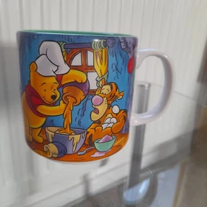 Disney Store Classics 2001 Winnie The Pooh, Tigger, Eeyore Mug Cooking Scene - Picture 1 of 7