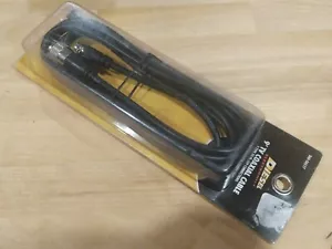 9' TV Coax Cable, F-type to PL-259. NOS - Picture 1 of 2