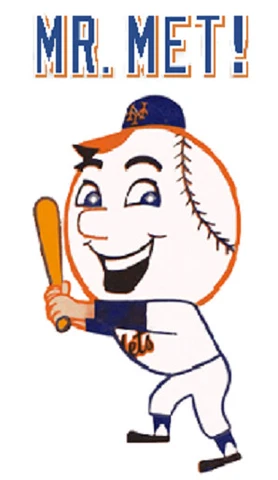 Mr. Met/New York Mets Fridge Magnet #4 Cover