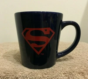 Justice League SUPERMAN SHIELD Ceramic Mug Six Flags Exclusive 2018 - Picture 1 of 3