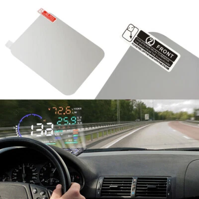 1Pcs Universal Special HUD Head Up Display Reflective Film Sticker Car Accessory - Image 1 of 4