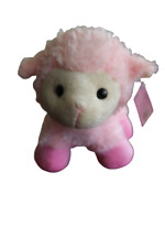 Dan Dee Collector's Choice Lamb Shower Easter Spring Pink Plush Soft Stuffed EUC