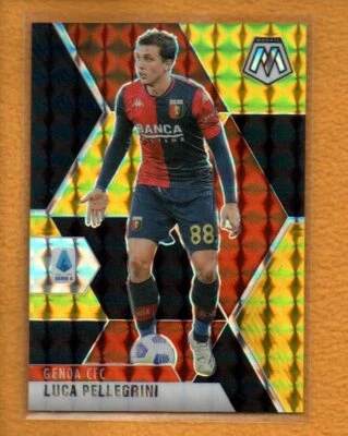 Luca Pellegrini 2020-21 Panini Mosaic Serie A SC Choice Black Gold Prizm #46 /8 - Image 1 of 2
