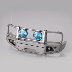 Killerbody Rammschutz mit LED Scheinwerfer Alu silber für 1/10 Truck - KB48669 - Bild 1 von 3
