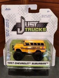 NEW JADA JUST TRUCKS® 1957 CHEVROLET® SUBURBAN™ SCHOOL BUS 1:64 WAVE 42 DIE-CAST - Picture 1 of 11