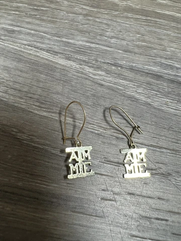 VINTAGE ATM TEXAS A&M AGGIES FOOTBALL EARRINGS DANGLE COLLEGE BALL bin 44 Cover