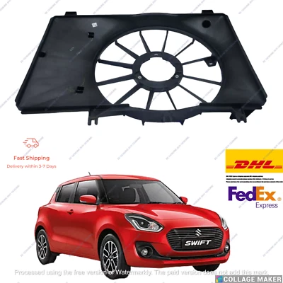 FAN SHROUD W/O FAN FOR SUZUKI SWIFT 2018-2021 MODEL OEM GENUINE 17760M68P00 - Image 1 of 4