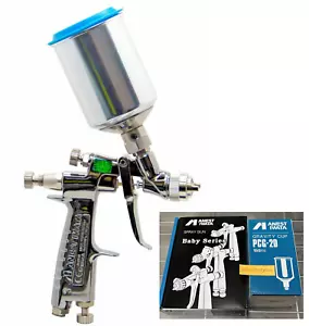 ANEST IWATA LPH-80-084G 0.8mm Spray Gun with Center cup PCG-2D-1 150ml Airbrush - Foto 1 di 9