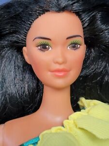 Vintage 1985 Barbie Tropical Miko Island Friend Doll Mattel 2056