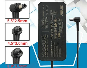 Cargador Original ASUS 120W 19V 6.32A para ASUS 6.0*3.7mm 5.5×2.5mm 4.5*3.0mm - Imagen 1 de 12