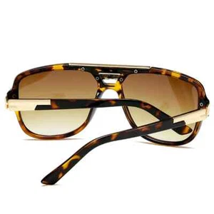 Vintage eckige Sonnenbrille für Damen und Herren - klassische Designer Sonnenbrillen - Bild 1 von 26