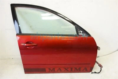 2004-2008 Nissan Maxima Front Passenger Right Door - Red *Sun Damage* - Image 1 of 4