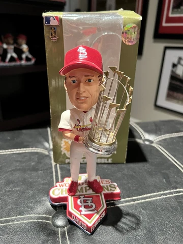 St Louis Cardinals 2011 David Freese World Series Bobblehead , FOCO #’ed Cover